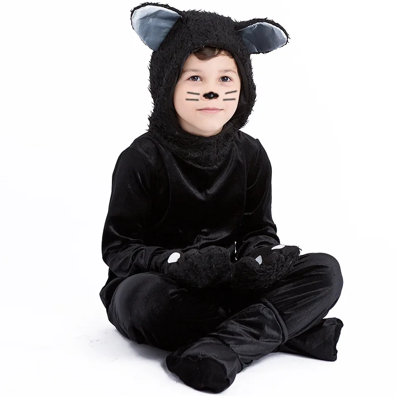 Halloween Black Cat Costume Child Halloween Kids Children