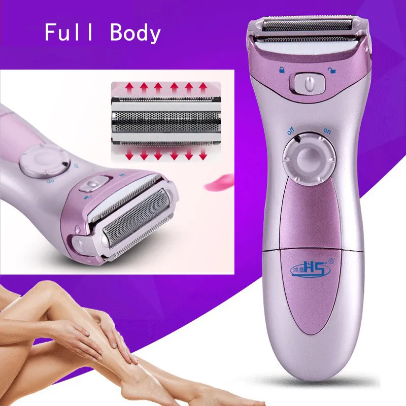 Women'S Epilator Hair Removal Tool Painless Facial Electric Shaver Trimmer Bikini Razor Body Hair Cutting Machine Waterproof