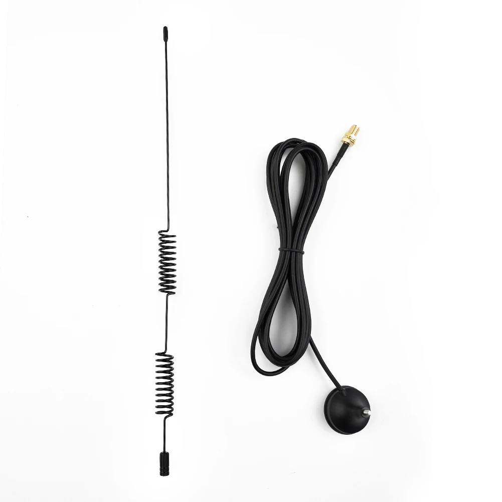 

1pcs Car Radio Antenna Magnetic Base Universal Antenna Exterior Part Aerials Dual Band VHF UHF 136-174MHz 400-470MHz 7dBi Use
