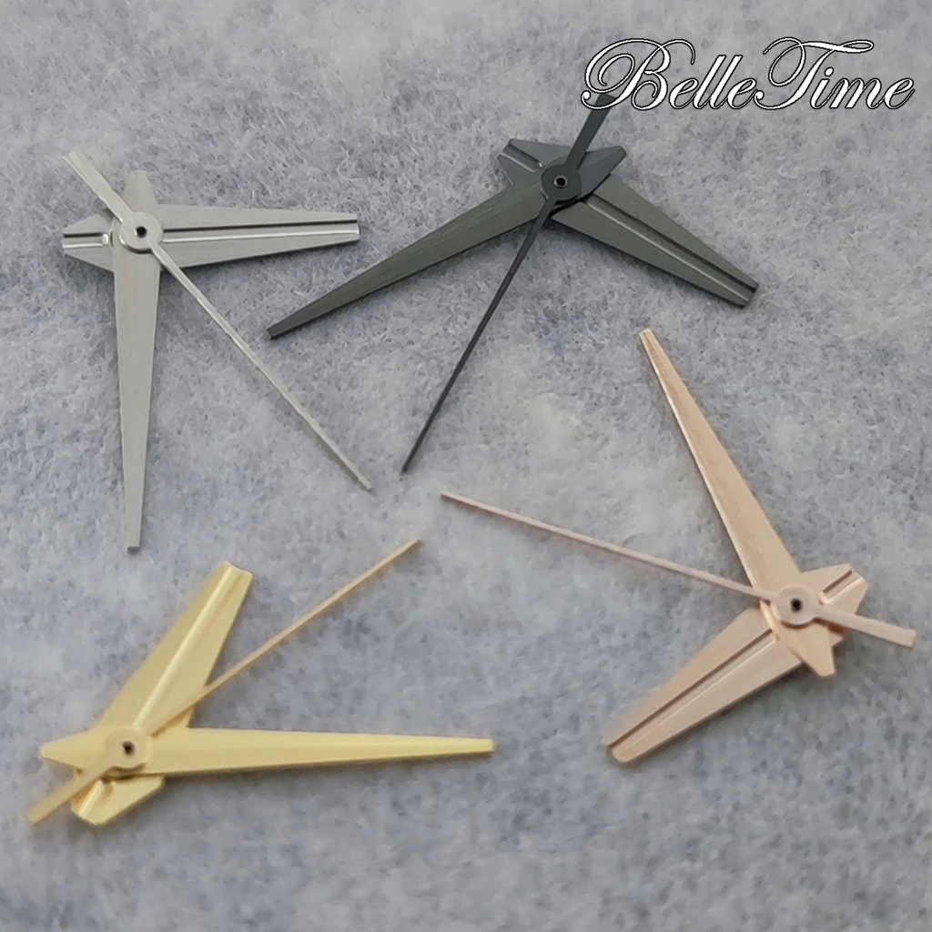 High-Quality Luminous Watch Hands in Silver/Rose Gold/Gun/Gold Green