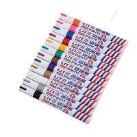 Auto Paint Car Scratch Repair Pen DIY Tire Tread Waterproof Quick-drying Color Metal Paint Pen Marker Oil-based Marker Set 4