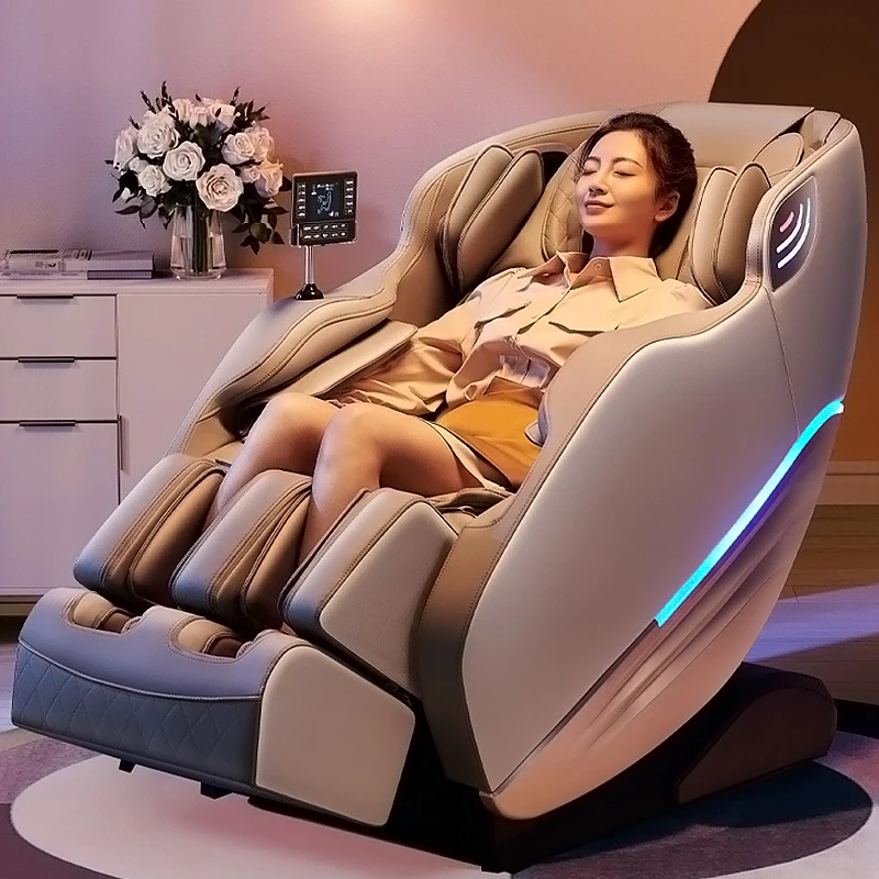 Professional Massage Best Grey Zero Gravity Human Touch Stretch 4D Track Latest Electronic Massage Chair Body Massager 4