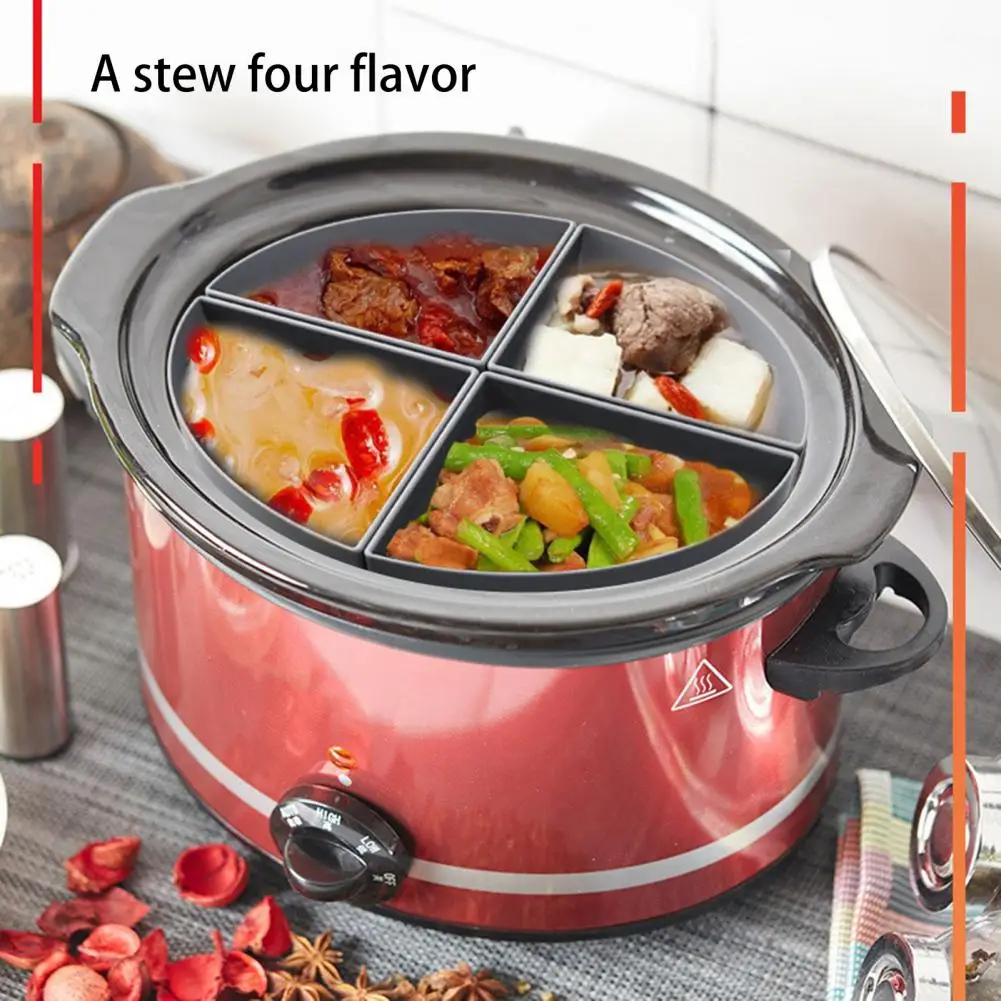 6 Quart Slowcooker Liner Siliconen Meerdere Grids Koken Liner Crock Pot