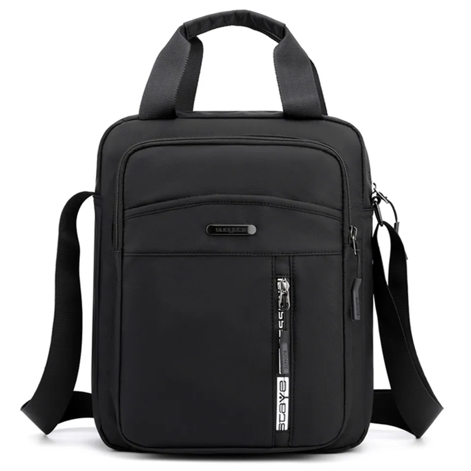 New Design Men Messenger Bags Large Capacity Multi Sizes Waterproof Shoulder Bag Business Briefcase Male Files Handbag