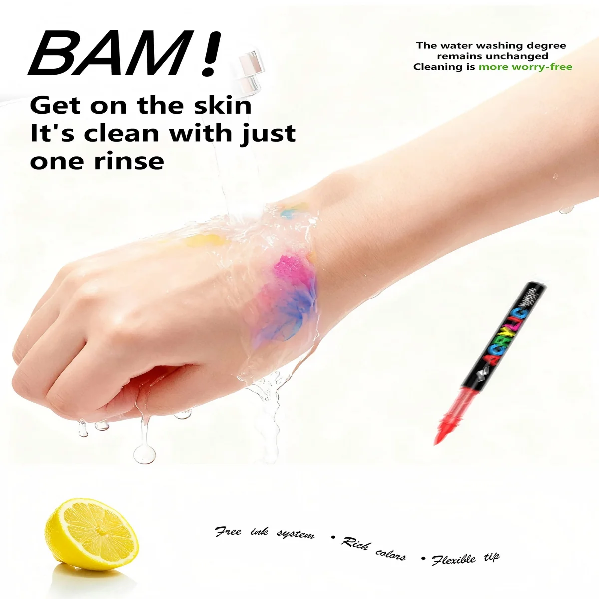 72색 아크릴 물감 펜 마커 세트 브러쉬 팁 페인트 마커, 돌, 나무, 캔버스, 돌멩이 그림 그리기, 크리스마스 선물, DIY 공예용