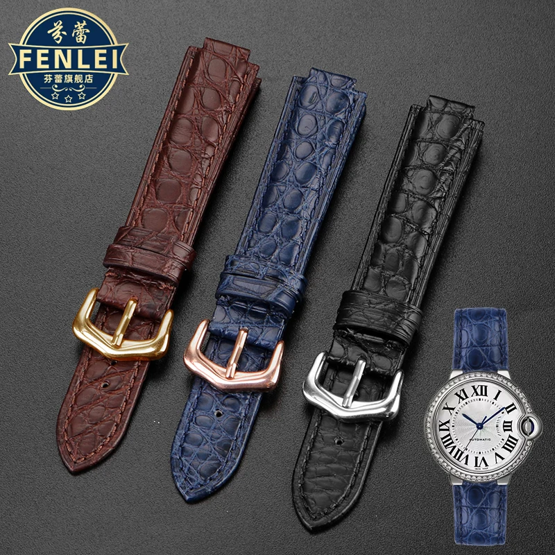 Cartier クロコダイルレザー ストラップ カルティエ Cartier 純正 クロコバンド グリーン クロコダイル