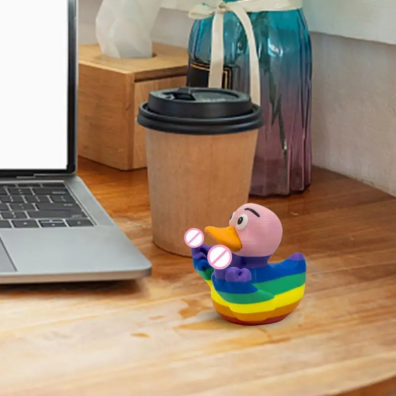 Lifelisa Middle Finger Duck Decor, Funny Middle Finger Gift