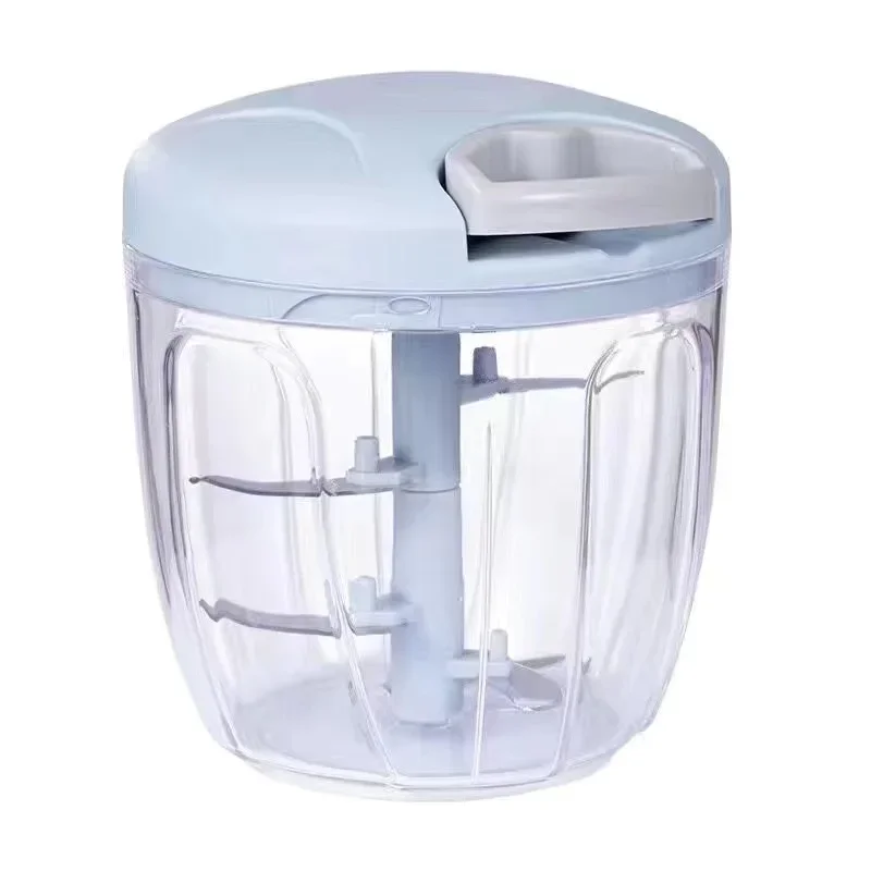 Manual Meat Grinder Garlic Chopper Rotating Garlic Press Vegetable Onion Cutting Machine 160/500/1000ML,garlic press,vegetable chopper,kitchen tools