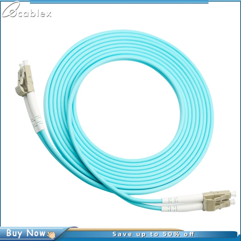Cavo In Fibra Ottica Duplex Da 3 Metri Da Lc A Lc Upc Cavo Patch Ottico Multimodale 10G Om3