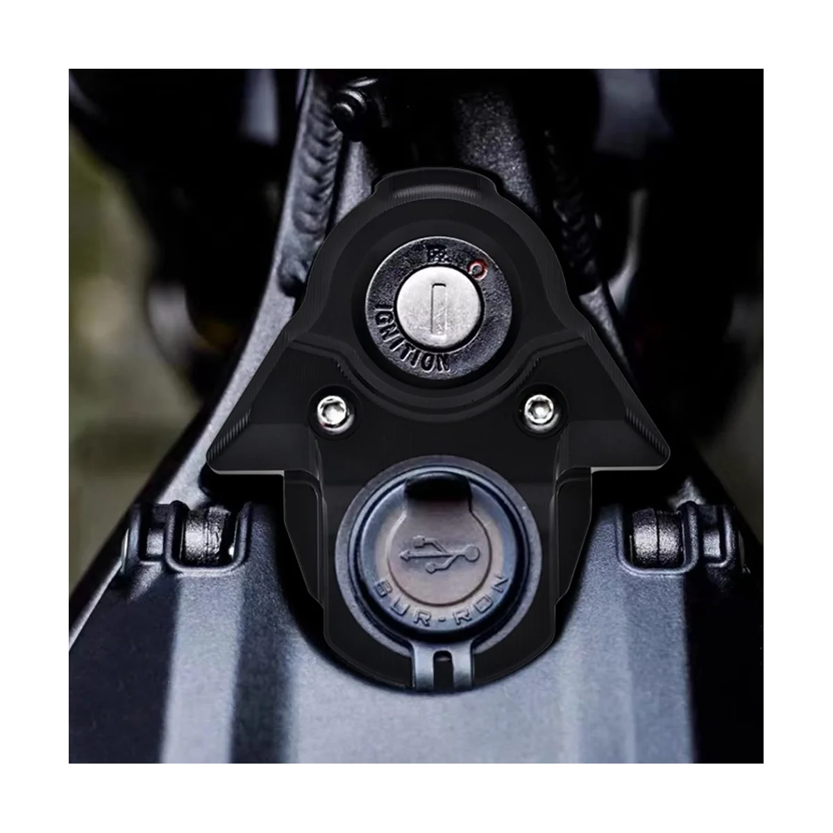 Ignition Cover, Motorcycle Decorative Cover for Sur Ron Light Bee X/S Segway X260 X160 Electric Dirt Bike-Black