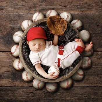 Newborn Baseball Photo Outfit 1