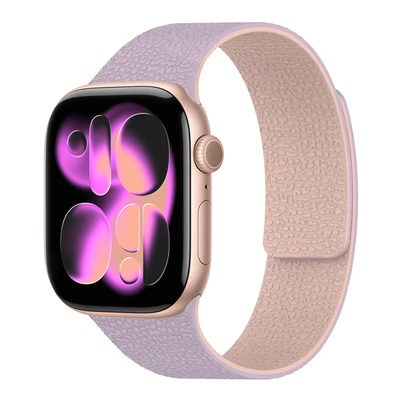 ตัวเลือกสินค้า สายรัดข้อมือซิลิโคนยืดหยุ่นสำหรับ Apple Watch ทุกรุ่น