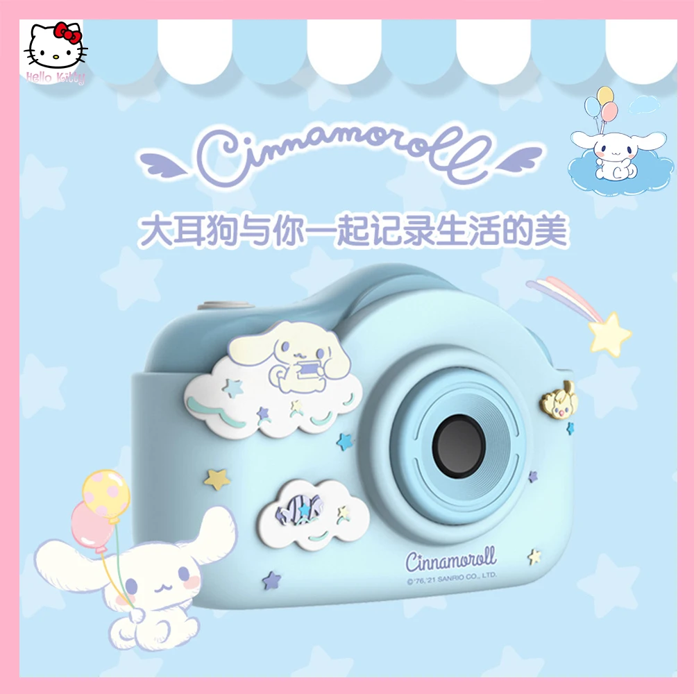 

Anime Sanrios Cinnamoroll Kids Kawaii Digital Camera Cartoon High-Quality Photography Toy 4000W Pixels Cute Student Xmas Gift