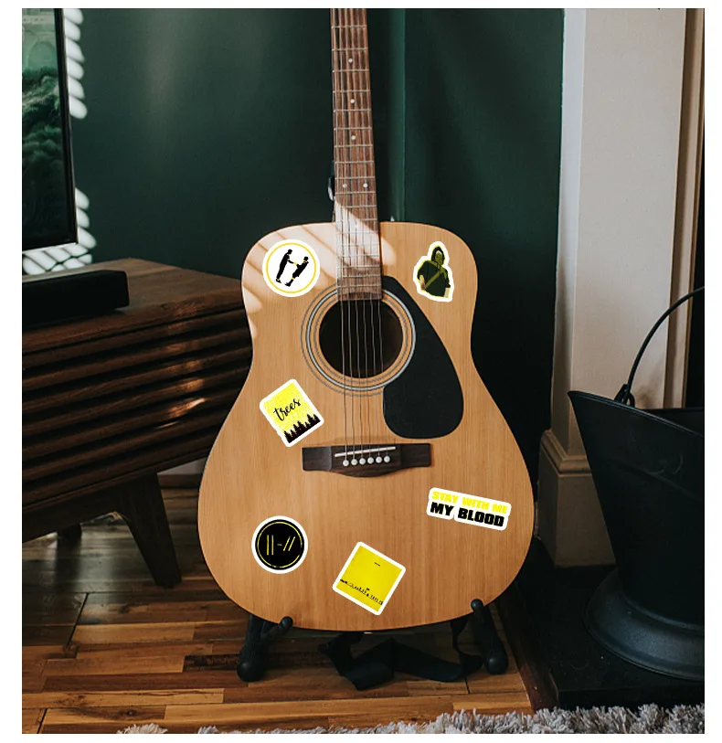 Twenty One Pilots Stickers 50PCS DIY Stickers Scrapbooking Phone Luggage Skateboard Decorative Waterproof Decals waterproof stickers cartoon decoration stickers cartoon stickers custom stickers retro decoration stickers crystal clay stickers display adhesive sticker magnetic charger sticker warning signs stickers gothic stickers battery stickers anti radiation stickers metal rings sticker phone button sticker phone adhesive stickers waterproof seal stickers phone dust proof mesh sticker