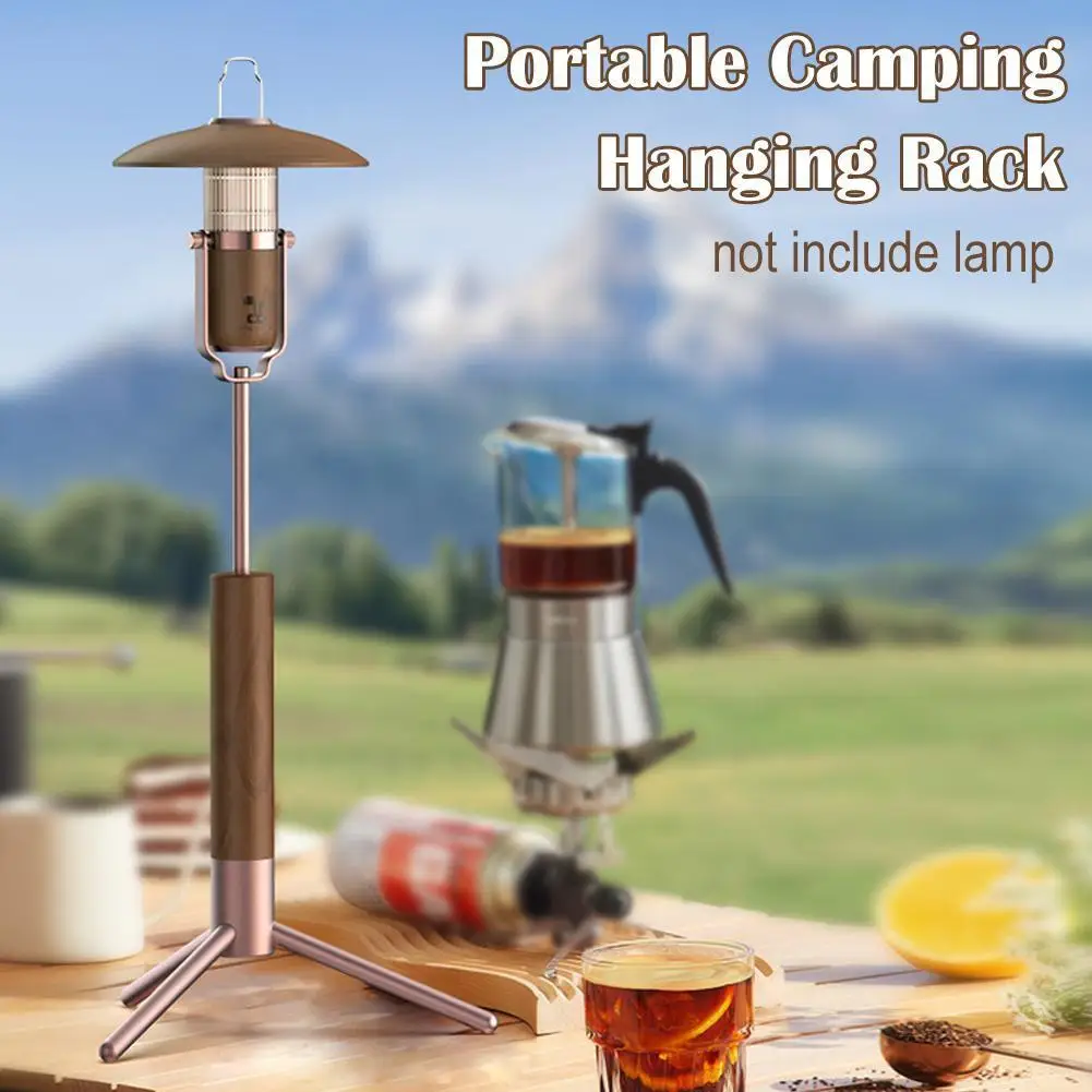 

Portable Camping Hanging Rack Camping Light Table Stand For Outdoor Tent Lights Stand Detachable Lamp Support Stands W0G1
