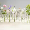 Hinged Flower Glass Vase Test Tube Creative Plant Holder Hydroponic Container Living Room Office Dining Table Floral Home Decor 3
