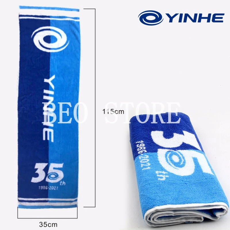 Table Tennis Equipment Yinhe 35 anniversary table tennis racket cotton towel for ping pong racket towel game