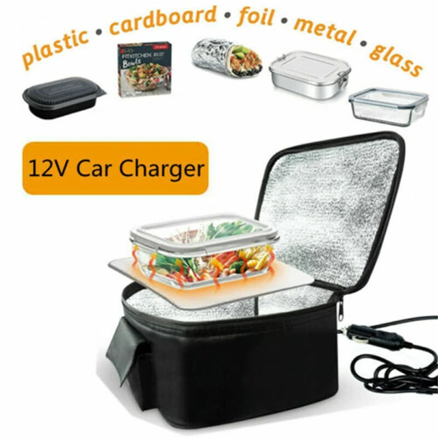 Portable Microwave Lunch Box Stove Oven For Pre-Cooked Meals 12V- 110V Car  Truck