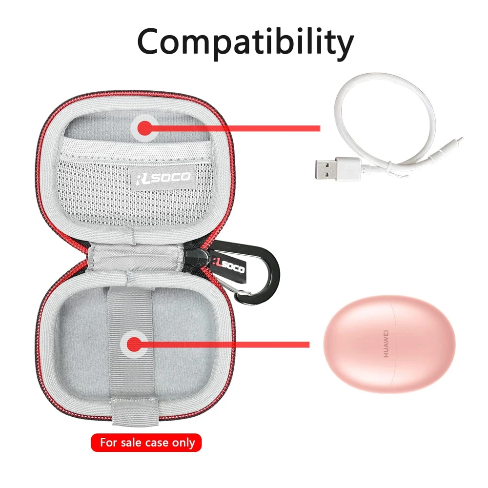 Durable Protective Shell for Wireless Earbuds (Case Only)