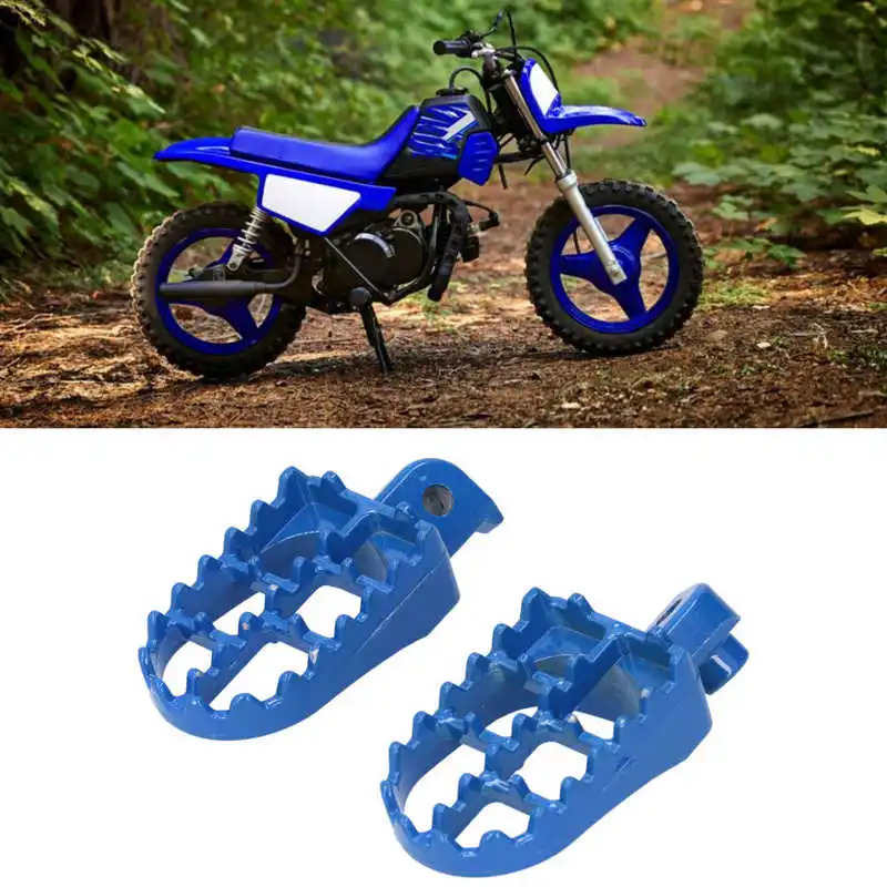 1 Pair Motorcycle Foot Pegs Aluminium Alloy Footrest Foot Pegs Rest For
