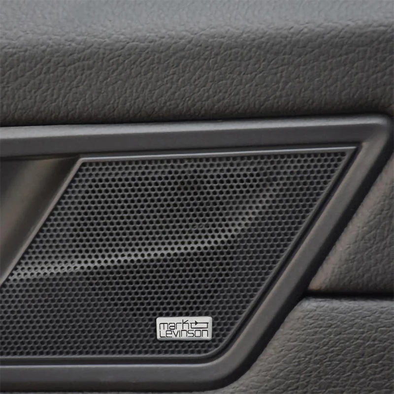 2/4Pcs Mark Levinson Car Styling Sticker 3D Alluminio Car Audio Speaker Badge Emblem Stickers Decalcomania Per Lexus Ux Rx Ct200H Nx300