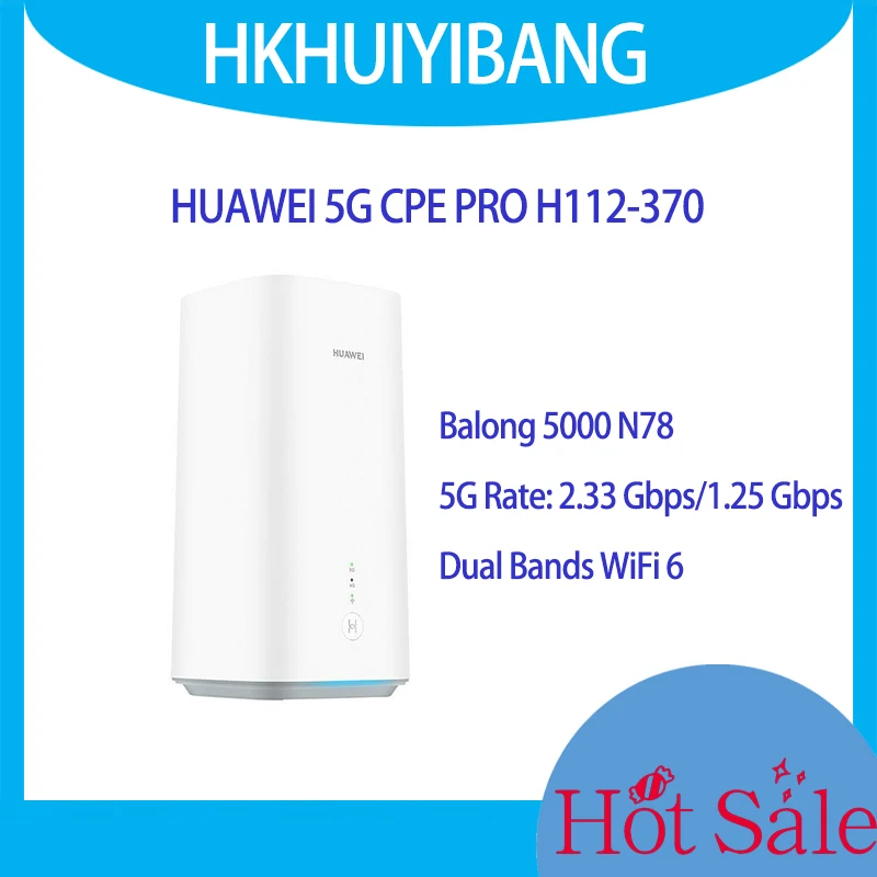Unlocked Huawei 5G CPE Pro H112 370 Wireless 5G Router Modem Sim Card 2