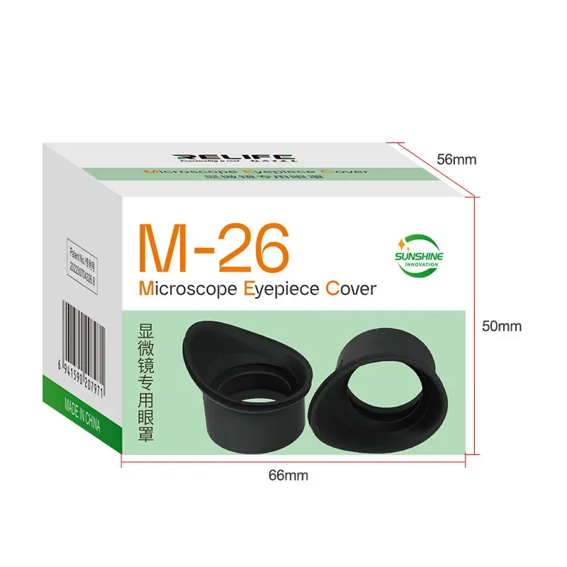 Eye Protector Cups RELIFE M-26 Microscope 3D Goggles Rubber Eyepiece Cover Guards silicone Eyecup most stereo microscopes Strong shading effect