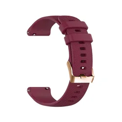 Silicone 18mm Replacement Watch Strap Wristband Bracelet - 18mm Universal (Style D)