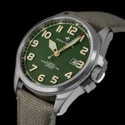 GB Men's Military Watch Super Luminous Automatic Mechanical Wristwatch NH35 Amry Calendar 43mm Case Sapphire Crystal 2022 New