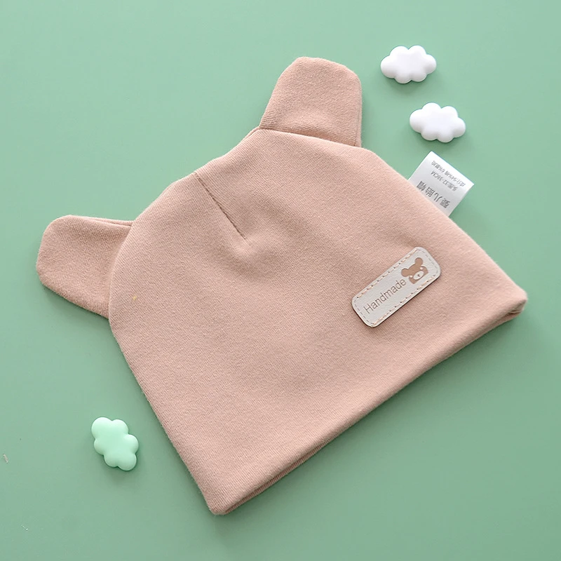 Newborn Baby Hats Cotton for 0 6 Months Spring Autumn High Quality
