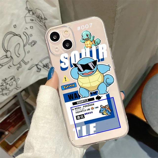 Pokemon Pikachu Phone Case For IPhone 11 12 Pro MAX 7 Plus XS XR XS Max 13 Pro 7 8 6S transparent phone c Hot Silicone Case Gift Clear ST-21851