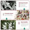 7ft Pre-lit Artificial Christmas Tree Snow Flocked Full Prelighted Xmas Tree with 1687 Branch Tips,450 LED Light 8 Modes 5