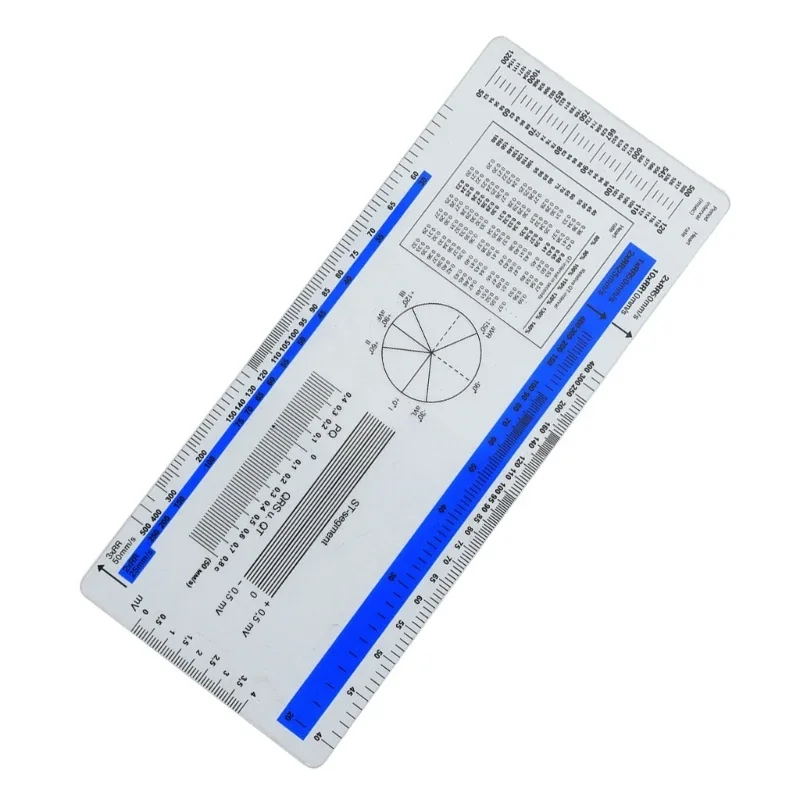 ECG Ruler ECG Student Pocket Reference Guide Electrocardiogram Ruler Cardiogram Transparent Soft Heart Rate