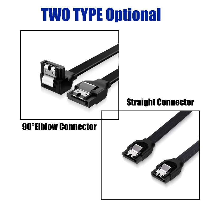 SATA 3.0 Cabo de Dados Conexão Converter, Disco Rígido, SSD, HDD, de alta velocidade Sata III Cabo Adaptador, Sinal Cabo De Transmissão