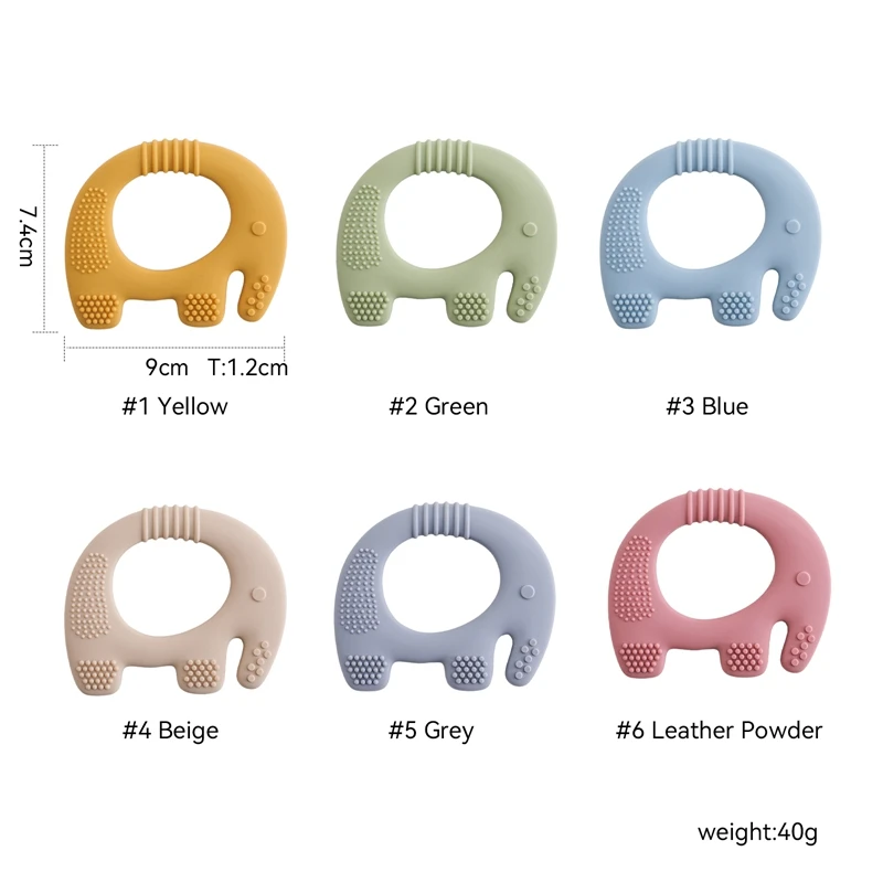 Baby BPA Free Silicone Teething Toys Food Grade Cute Animal Nursing Teether For Children Silicone Teething Toys Teething Toys