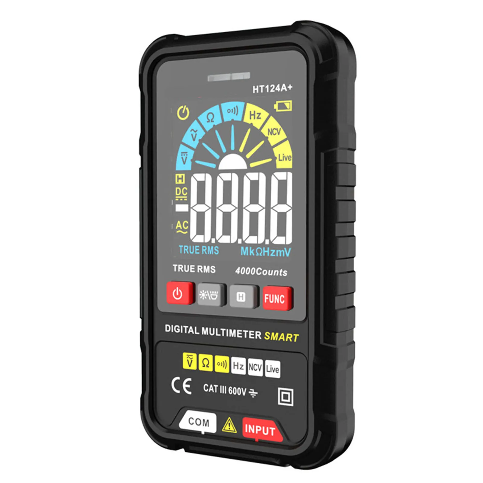 

Digital Multimeter HT124A+ VA Color Display Small and portable Non contact AC voltage detection Live wire detecting function
