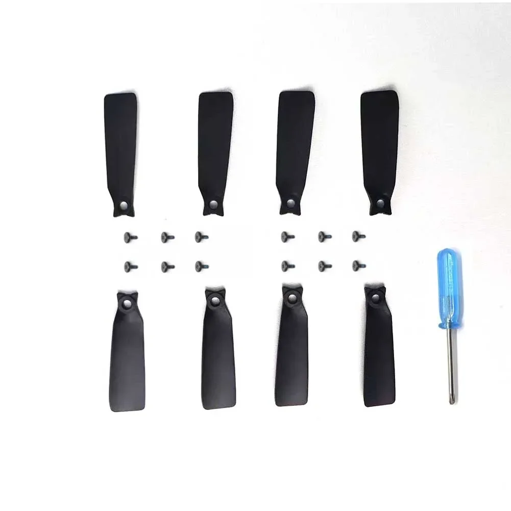 Black Drone Replacement Propeller Blade Set For DJI FLIP Removable ABS Propeller Noise Reducing Blade Drone Accessories