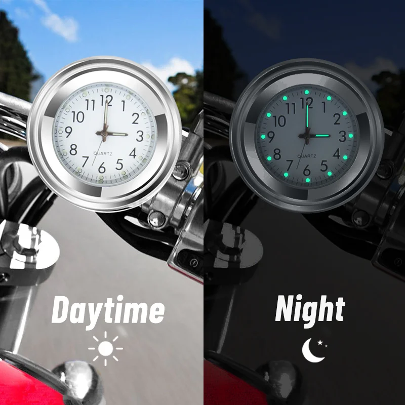 Orologio Da Manubrio Impermeabile Per Moto – Resistente Agli Urti, Installazione Rapida, Per Tutte Le Stagioni
