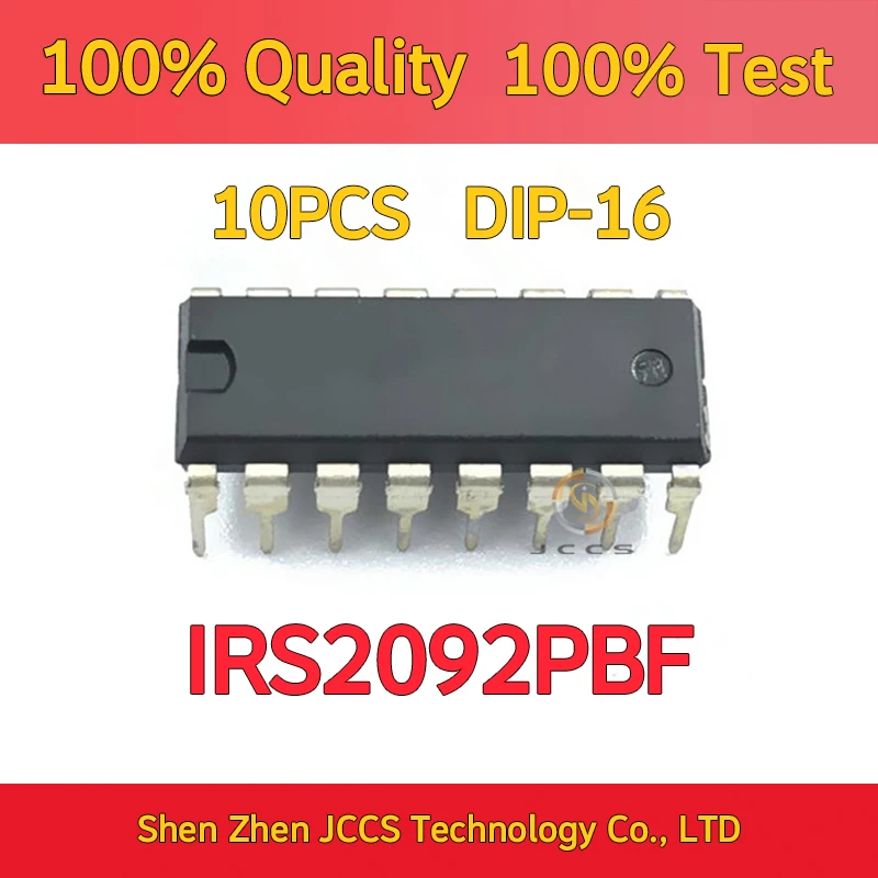 

Набор микросхем IRS2092 IRS2092PBF DIP-16, 10 шт., новинка 100%