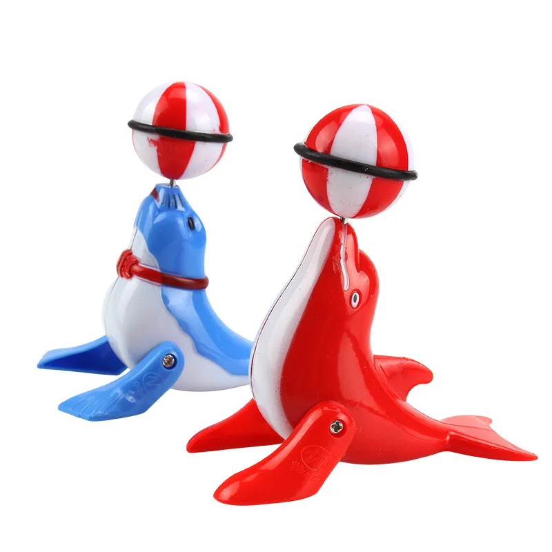 Cute Sea Lion Wind Up Toys Baby Bath Toys Plastic Clockwork Pool Toy Funny Water Play Games Educational for Children Gifts wind up toy baby bath toys