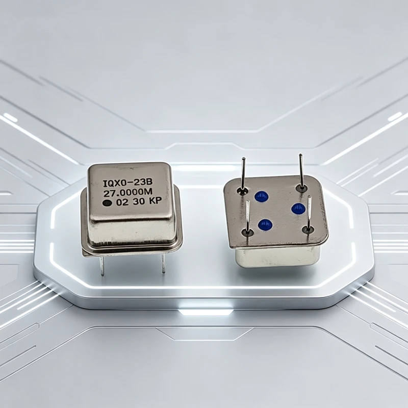 5개/몫 크리스탈 발진기 27.000MHz 하프 사이즈 IQXO-23B 27.0000M 5.0V DIP 4핀 13.2mm*13.2mm