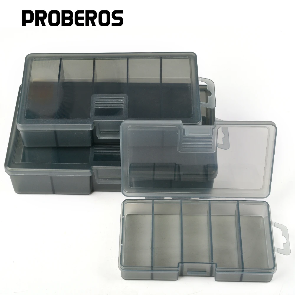 PROBEROS Fishing Tackle Box Large Capacity Fishing Accessories Tool Storage Box Fish Hook Lure Fake Bait Box Fishing Supplies
