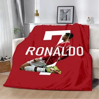 Printed Blanket Football star CR7 R-RonaldoS Blankets Warm Blanket Soft and Comfortable Blanket Home Travel Birthday Gift 1