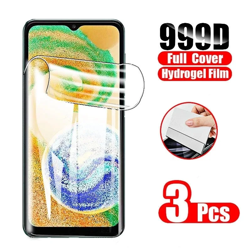 

3PCS Hydrogel Film For Samsung Galaxy A04 A04S A04E A14 A24 A34 A54 Screen Protector M04 M14 M54 F04 F14 F54 Protective Film