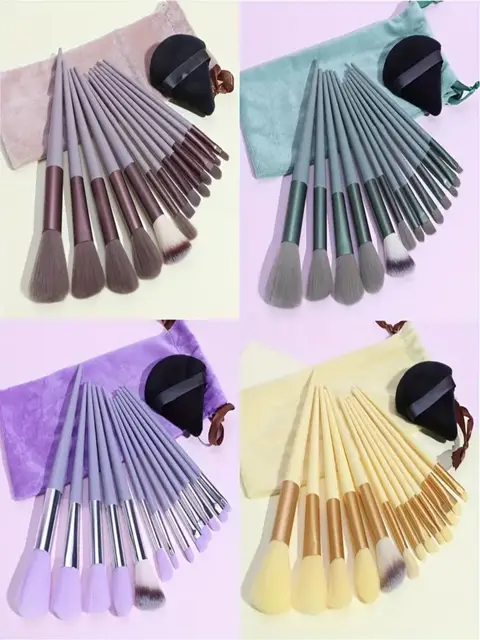 41912-8aa048.jpg Pro Makeup Brush Set (13 Pieces) – Complete Kit for a Perfect Look