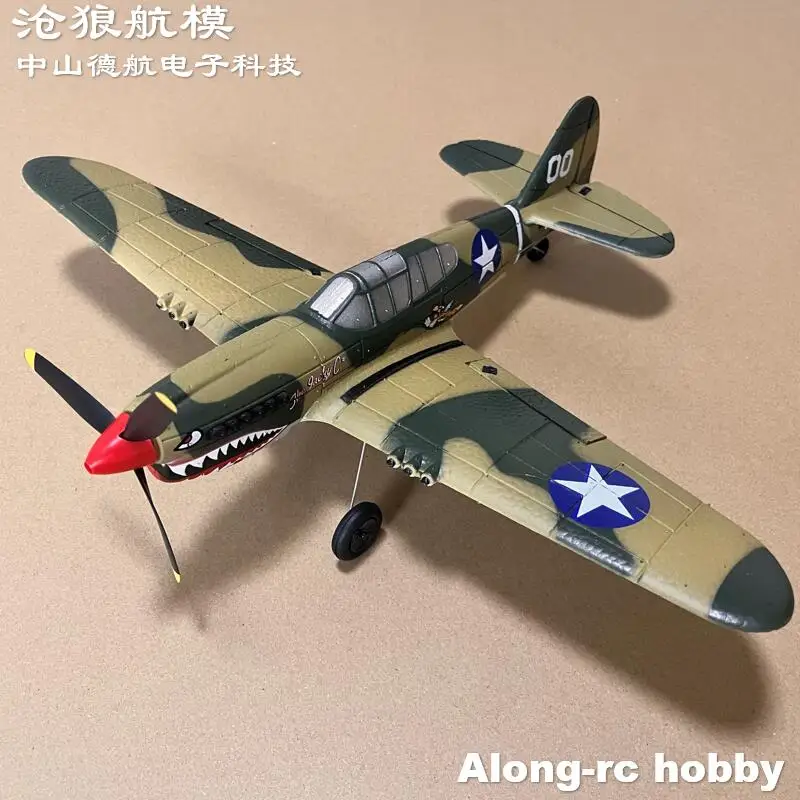 볼란텍스 RC 761-13 P-40 워호크 전투기 400mm 날개 길이 2.4G 무선 조종 항공기 RTF 원 스턴트 X 파일럿 안정화 시스템