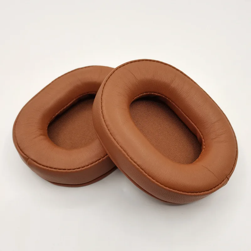 Sheepskin Genuine Leather Memory Foam Ear Pads Cushions for Audio