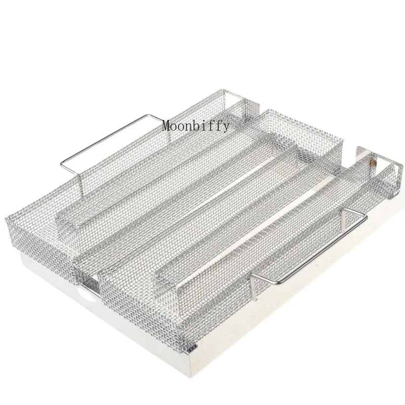 Cold Smoke Generator for Bbq Grill Wood Dust Hot and Cold Smoking Salmon Meat Burn Cooking Stainless Bbq Tools Smoker Accessory