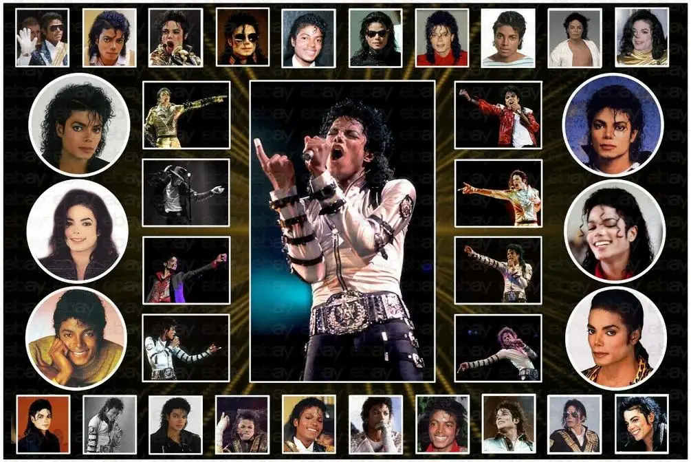 

Michael Jackson Art Film Print Silk Poster Home Wall Decor 24x36inch