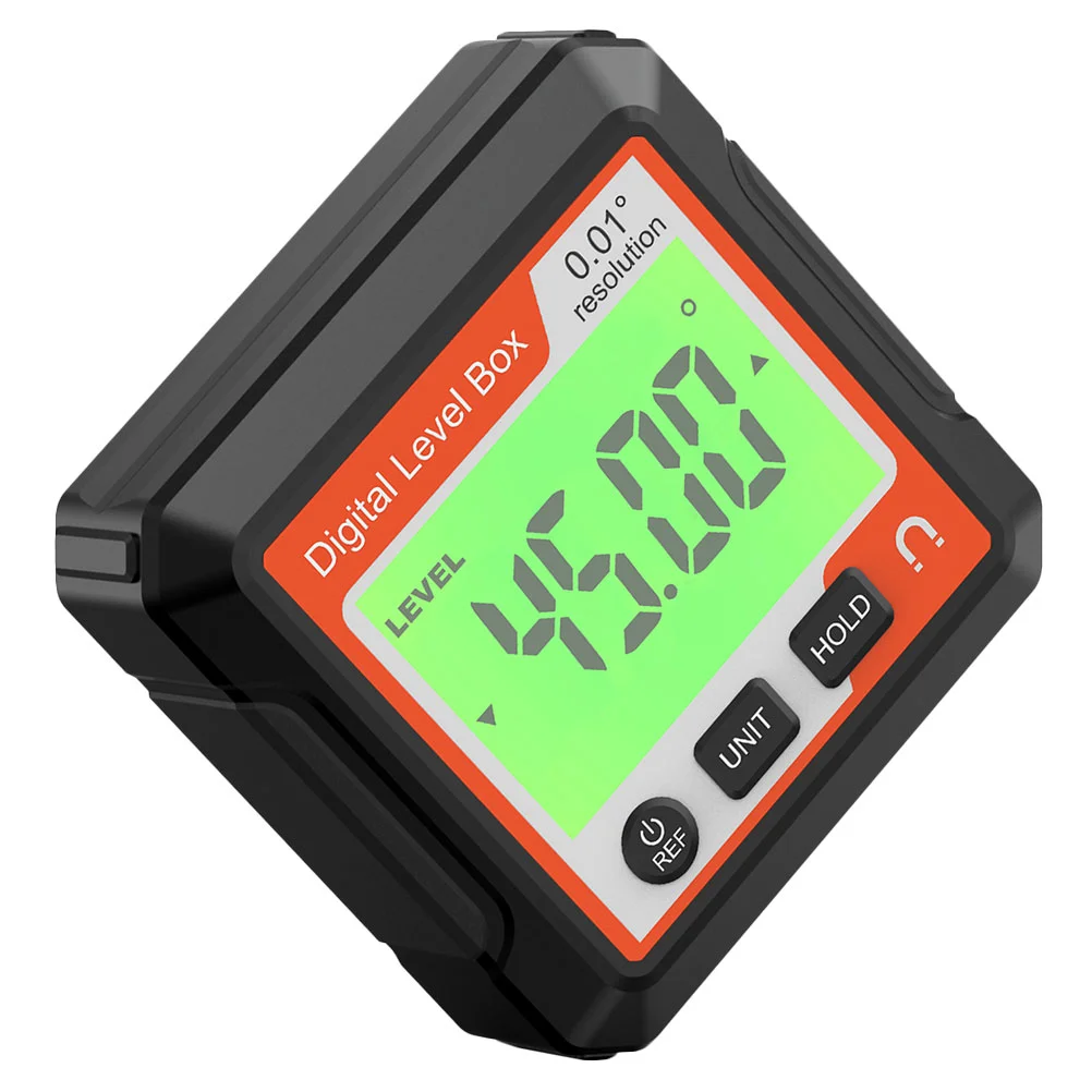Protractor Digital Portable Level Spirit Angle Finder Black Gauge Leveler Inclinometer